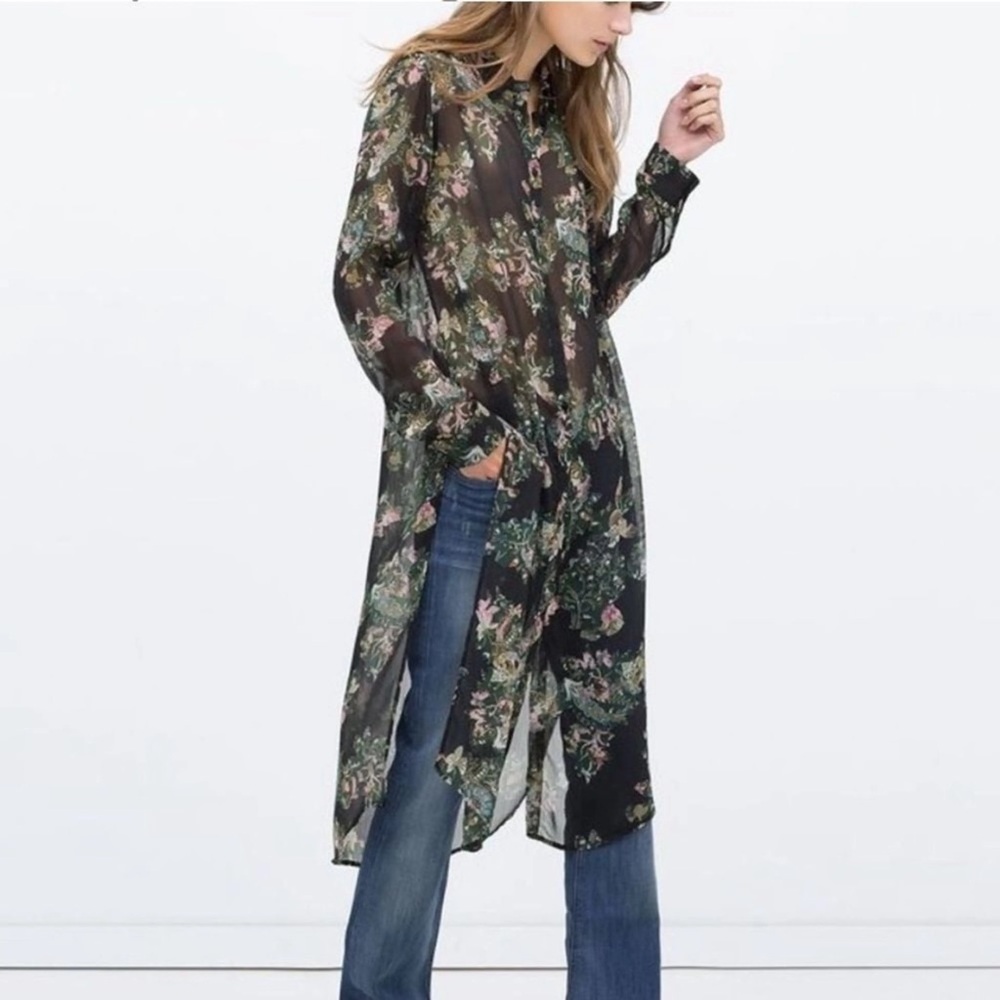 Zara Tunic top or dress Large
